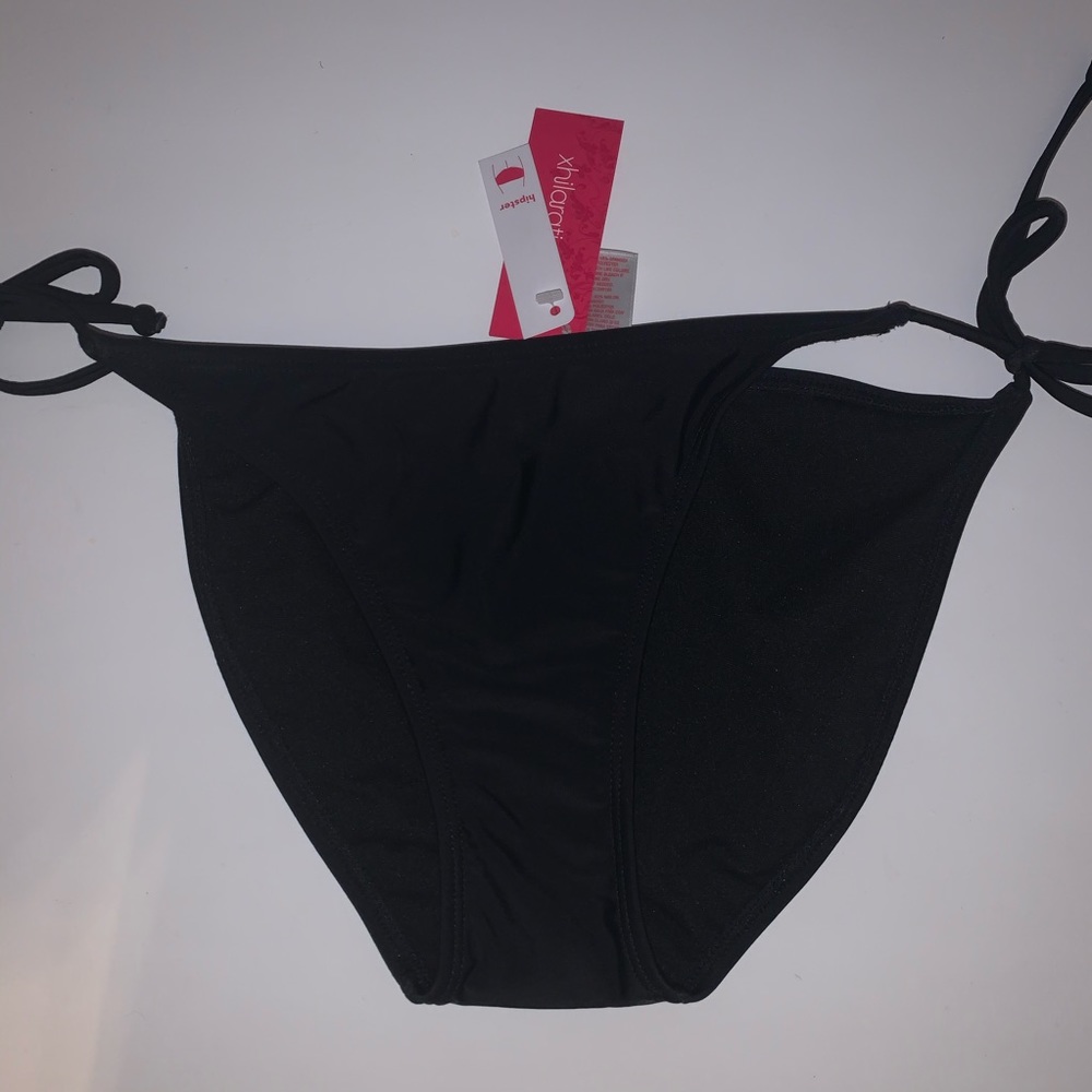 Black Tie Bathing Suit Bottoms